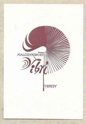 KALCZYŃSKA Alina (b. 1936) - Libri Teresa Kalczynska.
