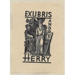KUCZYŃSKI Edward (1905-1958) - Exlibris Andre Herry.