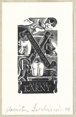 LUCKIEWICZ Stanislaw (1900-1989) - Bibliotheca erotica. Alphonse Karny.