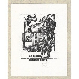 ŁUCZAK Wojciech (ur 1946) - Ex libris Zenon Kuta.
