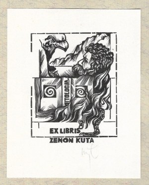 ŁUCZAK Wojciech (b. 1946) - Ex libris Zenon Kuta.