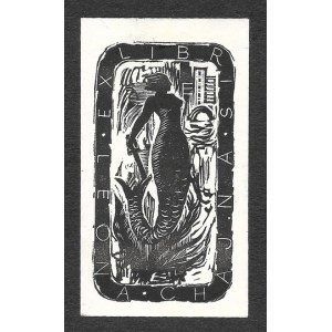 MŁODZIANOWSKI Adam (1917-1985) - Ex libris Leona Chajna.