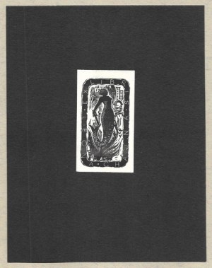 MŁODZIANOWSKI Adam (1917-1985) - Ex libris of Leon Chajn.