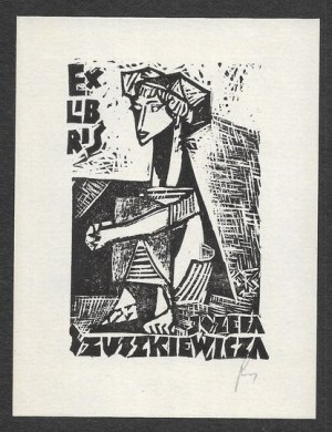 RACZAK Klemens (1911-2008) - Ex libris by Józef Szuszkiewicz.