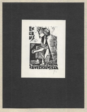 RACZAK Klemens (1911-2008) - Ex libris by Józef Szuszkiewicz.