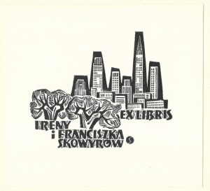 STAÑDA Jan (1912-1987) - Ex libris of Irena and Franciszek Skowyr.