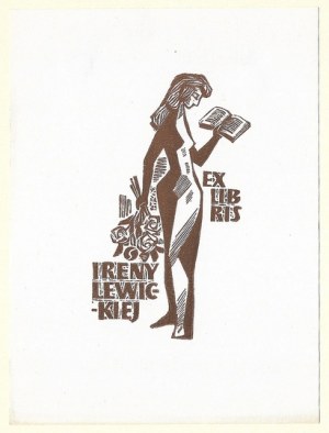 STAÑDA Jan (1912-1987) - Ex libris of Irena Lewicka.