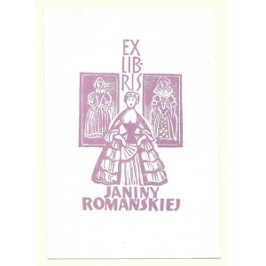 STAŃDA Jan (1912-1987) - Ex libris Janiny Romańskiej.
