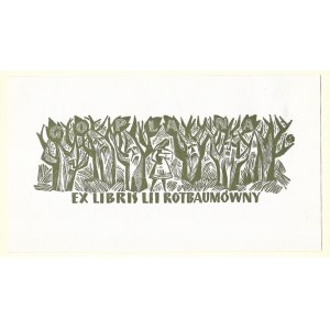 STAŃDA Jan (1912-1987) - Ex libris Lii Rotbaumówny.