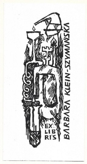 SZELES Andrzej (1936-2010) - Ex libris Barbara Klein-Szymanska.