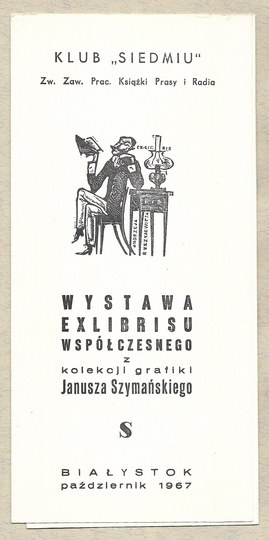 SZELES Andrzej (1936-2010) - Ex libris Barbara Klein-Szymanska.