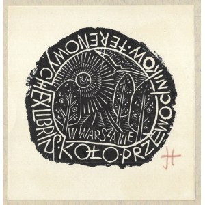 TŁOMAKOWSKI Janusz (1896-1980) - Ex libris Koło Przewodników Terenowych w Warszawie.