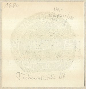 TŁOMAKOWSKI Janusz (1896-1980) - Ex libris Koło Przewodników Terenowych in Warsaw.