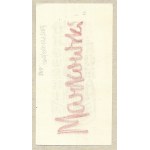 TŁOMAKOWSKI Janusz (1896-1980) - Ex libris Roman Markowski.