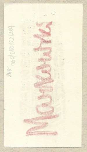 TŁOMAKOWSKI Janusz (1896-1980) - Ex libris Roman Markowski.