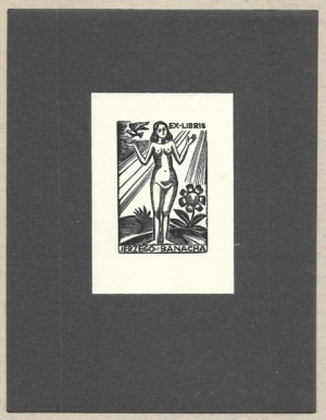 WISZNIEWSKI Kazimierz (1894-1960) - Ex-libris Jerzego Banacha.