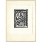WISZNIEWSKI Kazimierz (1894-1960) - Ex libris ls. dra Ludwika Zalewskiego.