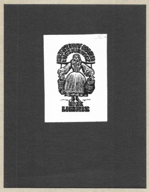 WRÓBLEWSKA Krystyna (1904-1994) - Ex libris Krystyny Marii Łuczkiewicz.