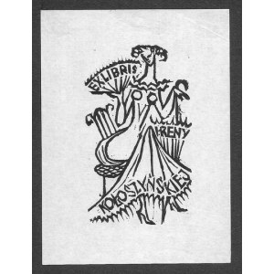 WRÓBLEWSKA Krystyna (1904-1994) - Exlibris Ireny Kołoszyńskiej.