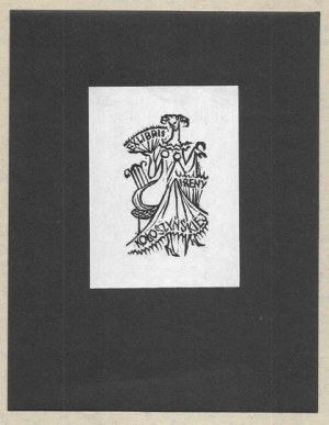 WRÓBLEWSKA Krystyna (1904-1994) - Exlibris Ireny Kołoszyńskiej.