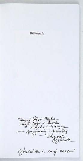 NOWOSZEWSKI Roman - Zbigniew Jóźwik. Bibliography 1962-2020. błonie 2021. publisher 