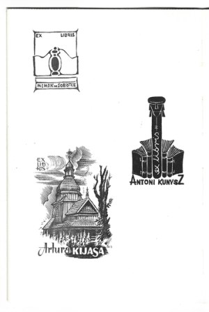 CONTEMPORARY archaeological and ethnographic exlibris. Exhibition. Lublin 1979 [ltd. 1980]. 8, pp. 31, [1]. brochure,.
