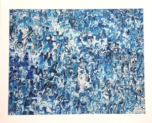 Edward Dwurnik, Blue pogo in blue Jarocin