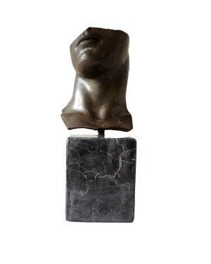 Igor Mitoraj (1944 Oederan - 2014 Paris), Portrait d'homme (Male Portrait).
