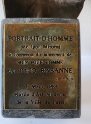 Igor Mitoraj (1944 Oederan - 2014 Paris), Portrait d'homme (Male Portrait).