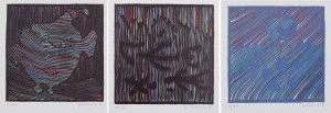 Jan Dobkowski (b. 1942, Lomza), Untitled (set of 3 works), 1984