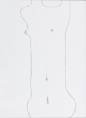 Jerzy Nowosielski (1923 Kraków - 2011 Kraków), Nude, 1990s.
