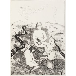 Ewa Kuryluk (ur. 1946, Kraków), Z żółwiem, 1971