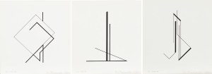 Henryk Stażewski (1894 Warsaw - 1988 Warsaw), Triptych - 3 pieces, 1984