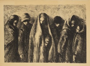 Marek Oberländer (1922 Szczerzec near Lviv - 1978 Nice), Untitled, 1950s.