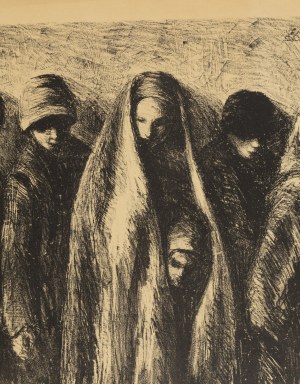 Marek Oberländer (1922 Szczerzec near Lviv - 1978 Nice), Untitled, 1950s.