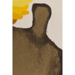 Halina Chrostowska (1929 Warszawa - 1990 Warszawa), Figura złota II, 1977
