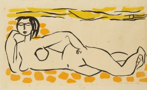 Monika Piwowarska (1914 Orenburg, Russia - 2006 Warsaw), Nude, 1959