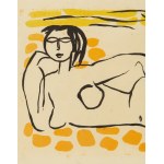 Monika Piwowarska (1914 Orenburg, Rosja - 2006 Warszawa), Akt, 1959