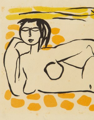 Monika Piwowarska (1914 Orenburg, Russia - 2006 Warsaw), Nude, 1959