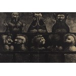 Jan Lebenstein (1930 Brześć Litewski - 1999 Kraków), Lebenstein et les siens, 1972
