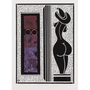 Henryk Płóciennik (1933 Łódź - 2020 ), W pracowni i galerii, 2005