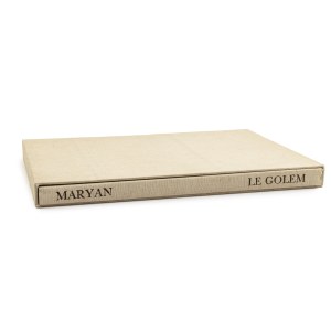 Pinchas Burstein \ Maryan (1927 Nowy Sącz - 1977 Nowy Jork), Golem folio z 15 litografiami, 1955