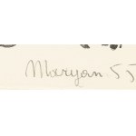 Pinchas Burstein \ Maryan (1927 Nowy Sącz - 1977 Nowy Jork), Golem folio z 15 litografiami, 1955