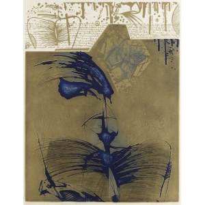 Ewa Walawska (ur. 1943, Warszawa), Błękitna maska I, 1989