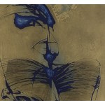 Ewa Walawska (ur. 1943, Warszawa), Błękitna maska I, 1989