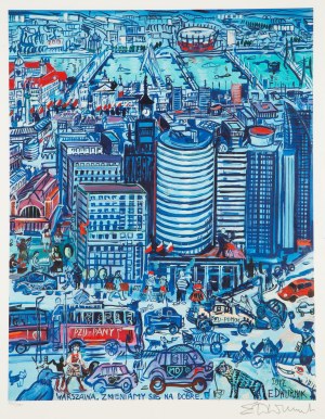 Edward Dwurnik (1943 Radzymin - 2018 Warsaw), Warsaw, 21st century.