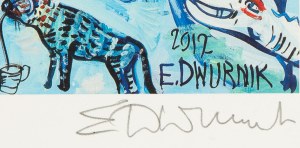 Edward Dwurnik (1943 Radzymin - 2018 Warsaw), Warsaw, 21st century.