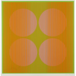 Julian Stańczak (1928 Borownica - 2017 Seven Hills, Ohio), Meeting of Four, 1970