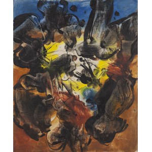 Alfred Lenica (1899 Pabianice - 1977 Warszawa), Zanurzenie się we śnie, 1969