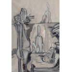 Pinchas Burstein \ Maryan (1927 Nowy Sącz - 1977 Nowy Jork), Kompozycja, 1955